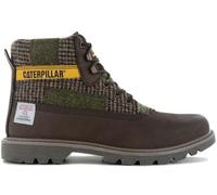 CAT Caterpillar Colorado 2.0 Harris Tweed Boots P111325 De Cuero Marrón Nuevo