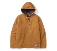 CAT Caterpillar Hooded Sherpa Lined Jacket Bronze