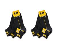 CAT Caterpillar Robust Work SNEAKERS - Zapatillas de trabajo, calcetines de trabajo, color negro, suela de rizo reforzada 39-46, 6 Pares Negro, 39-42