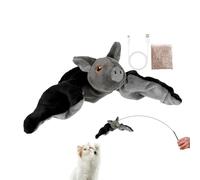 Cat Catnip Toys | Electric Toy Mice | Squeaky Cat Toys | Motion Activated Cat Toy, 21x12x5.5cm/8.27x4.72x2.17 Inches, Easy to Add to Your Cat's Current Playtime Setup for Added Excitement, Black