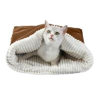 Cat Cave Bed, Cat Bed Snuggle Sack | Nidos De Felpa De Calentamiento De Capas De Acurrucación De Mascotas: Calentamiento De Colchón Cómodo para Mascotas Pequeñas - Carril De Descanso Escondido De