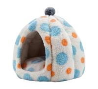 Cat Cave Bed, Covered Cat Tent with Hood, 16,14 x 16,12 x 17,72 pulgadas, Washable Sleeping Shelter Non Slip Dome Pet Bed Ideal para gatos pequeños, acogedores interiores y privacidad