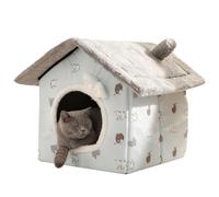 Cat Cave Bed - Enclosed Warm Pet Nest House for Cats and Dogs, Puppy Cave Nest for Living Room, Bedroom, Indoor Home Use, Providing Comfort, Warmth, and Security for Pets During Winter