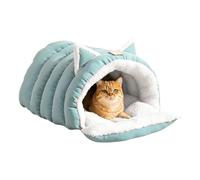 Cat Cave Bed - Plush Tent House Removable Washable Pet Sleeping Nest