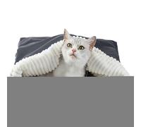 Cat Cave Bed, Warming Pad Sack Winter Pets Nests, Plush Winter Pet Nests Warming Pad Sack Travel Car Indoor, Cosy Pet Snuggle For Rest Hiding For Indoor Car Christmas Travel Home