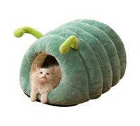 Cat Cave Bed, Winter Semi-Covered Pet Bed, Animal Shape Warming Puppy House Cozy Cat Sleeping Tent Cave Beds for Pets Dogs Small Cats, Indoor Cat Sleeping House, Plush Cat Cave for Winter