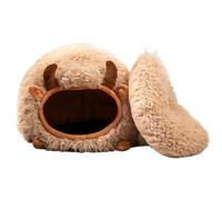 Cat Cave Beds for Indoor Cats, Winter Cat Cave Yak Shape, Indoor Cat Nest Bed, Semi-Enclosed Cat Bed, Cat Cave for Cold Weather, Yak-Shaped Cat Nest, Cozy Cat Tent Bed, Cat and Small Dog Cave