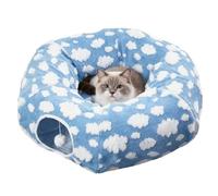 Cat Cave - Cat Tunnel Bed, Cats Beds for Indoor Cats | Detachable Washable Pet Nest | for Sleeping Kitten Puppy Small Animal Dog Indoor Bedroom Living Room Balcony Apartment Dormitory Winter