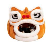 Cat Cave - Lion Shape Comfortable House Tunnel, Cat Cave Bed, Indoor Cats House Bed, Soft Lion Shape Comfortable Tunnel | Cats Nest For Indoor For Winter Sleeping Outside Home Travel Bedroom