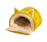 Cat Cave | Warm Semi Enclosed Plush Removable Washable Cute Tent