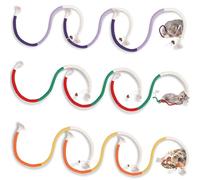 Cat Chew Rope, Gall Fruit-Infused Organic Cotton Chew Rope Toys for Cats, Safe Teeth Cleaning Toy with Refillable Natural Gall Fruit (9PCS)