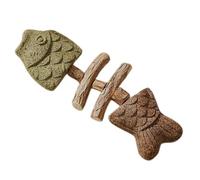 Cat Chew Toy Fishbone-Shaped Natural Catnip Outdoor Garden