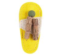 Cat Chew Toy Set - Catnip Loofah Teeth Cleaning Slipper Shape Teether, Interactive Kitten Plays Toys | Suitable For Indoor Cats Kittens Self Play Stress Relief Exercise Fun, 5.91x2.56x1.18 Inches