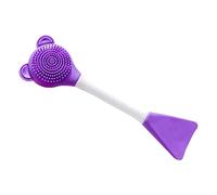 Cat Chin Scrubber - Silicone Scrubber For Cats Chin | Manual Silicone Cat Cleaner Brush | Silicone Brush Heads Cleaning Tool For Gums, Jaw, Tongue, Chin, Face Cleaning