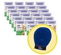 CAT CHOW Comida esterilizada para gatos con cordero y judías verdes en salsa 26x85g + Guante de aseo - Cat Chow