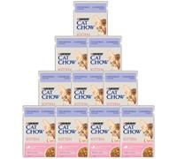 CAT CHOW Comida para gatitos con cordero y calabacín en salsa 85g