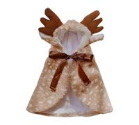 Cat Christmas Cape - Reindeer Cape Costume For Dogs and Cats