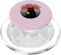 Cat Coffee Moody Kitty Morning Cafe Mom PopSockets PopGrip para MagSafe