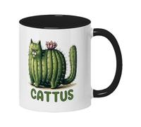 Cat Coffee Mug, Cute Drinkware, 11oz Ceramic Gear with Smart Style, Utility Aid for Daily Sip, Mug Mate, Cup Aid for Animal Lovers Home Office Living Room Classroom Desk 11oz