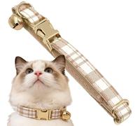 Cat Collar - Anti-Escape Kitten Neck Strap, Adjustable Kitten Collar para pequeños gatos, Safe and Comfortable Cat Accessory for Daily Wear, Night Walks, Vet Visits, Outdoor Garden, Park, Lawn