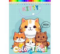 Cat Coloring Book for Adults and Kids: 75 Cute Kitty Coloring Pages Featuring Adorable Kittens, Fun Cat Designs, Stress Relief and Relaxation for Cat Lovers