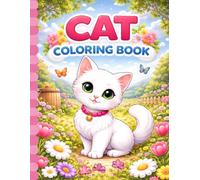 Cat Coloring Book for Kids: Fun and Easy Cute Cat Designs for Relaxation and Creativity