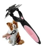 Cat Comb Matted Hair, Knotting and Deshedding Comb, Dog Grooming Rakes, Cat Deshedding Tools Comb, Pet Grooming Brush, Easy To Use, Portable for Puppies Cats Dogs