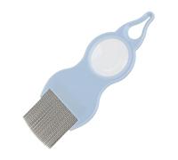 Cat Comb Peine para gatos de interior - Peine antipulgas con lupas - Dientes de metal, herramienta de demating para gatitos y cachorros, limpieza del cepillo para eliminar nudos