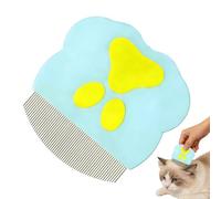 Cat Comb - Professional Stainless Steel Safe Brush - Cat Grooming Comb | For -Hair Short-Hair Puppy Kitten Bath Time Home Vet Pet Spa Daily Brushing Vet Grooming Brushes Stainless
