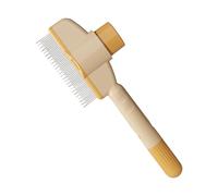 Cat Comb,Self-Cleaning De-shedding Brush | Stress-Reducing Pet Detangling Comb For Removing Matted Hair, Healthy Knots & Tangles Tool Accessories For Dog & Cat Grooming