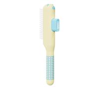 Cat Comb,Self-Cleaning Non-Slip Brushes with Metal Teeth,Dog Comb Grooming | for Dog Puppy Animals Indoor Home Shedding