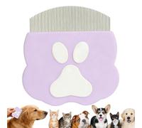 Cat Comb - Stainless Steel 7x6x3cm | Grooming Brush, Multifunctional Cat Hair Comb | For Long-Hair Short-Hairs Puppy Kitten Bath Time Home Vet Pet Spa Daily Brushing