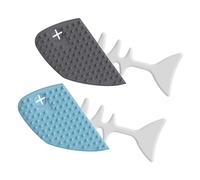 Cat Combs for Indoor Cats, 2 Pieces Fishbone Kitten Remover Comb, Detangling Brush Cute Dog Hair Brush Puppy Grooming Brush for Pets, 21x9x1.5cm/8.27x3.54x0.59 inches