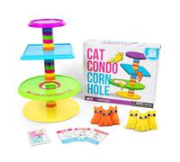Cat Condo: by Exploding Kittens, 2+ Players, Age 8+ Throwing Game | Toss cat bean bags onto the condo tower, score based on where they land, and take on 30 challenges indoors or out.
