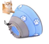 Cat Cone Recovery Collar - Protector de Cuello Suave Ajustable y Transpirable, Cuello de Gato Ligero, protección de Cuello de Gato para Evitar lamer, rascar, Curar heridas