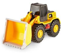 Cat Construction Toys, 10" Tough Machines Toy Front Loader with Lights & Sounds, Realistic Lights & Sounds + Rumbling Action, Ages 3+