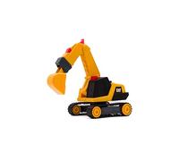 CatToysOfficial, Excavadora Power Switch Crew, Juguete de Construcción para Niños con Tres Cabezales de Herramientas Intercambiables, Sonidos Hidráulicos Realistas, Luces, Brazo de Excavadora Móvil