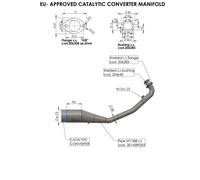 CAT CONV MANIFOLD Honda 16056 Leovince