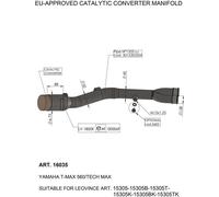 CAT CONV MANIFOLD Yamaha 16035