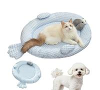 Cat Cooling Bed | Non-Slip Breathable Washable Cushion,Cooling Pet Bed | Ideal For Puppy Kitten Outdoor Indoor Home Patio Crate Summer Sleeping