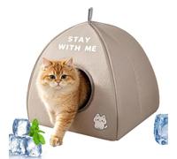 Cat Cooling House Cooling Cat House Co Insulated Foil Lining Puppy Nest Bed