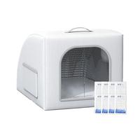Cat Cooling House - Foldable Summer Pet Cooling House With Ice Pack | Refriando Al Aire Libre Cat House Propon Intensidad | Refugio Aislado Para Un Granero Callejero Al Aire Libre Catshouse De Gato In