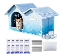 Cat Cooling House Insulated Removable Waterproof Ten Ice Packs To CiOxford