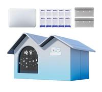 Cat Cooling House - Leak Proof Temperature Reduction Pet Shelter with Reusable Ice Pack Insert | Breathable Cooling Bed For Comfortable Summer Rest and Relaxation | Small Medium Large Breed