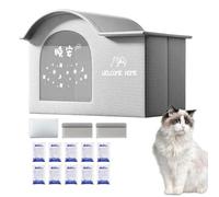 Cat Cooling House, Puppy Kennel Shelter, plegable portátil estructura, transpirable, para mascotas, 16,54 x 15,75 x 12,01 pulgadas, Lightweight Compact Refuge for Dogs Indoors Travel Use