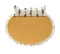 Cat Cooling Mat - Chill Gel Interior, Removable Fabric Cover, Soft Integrated Pillow, Non Slip Bottom | Pet Sleeping Pad For Cats Home Entryway Floor House Summer Camping Sleeping Kitten Use