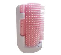 Cat Corner Brush for Comfortable Grooming, Wall Scratcher for Cats with Soft Bristles, Wall Corner Scratcher for Cats’ Grooming Needs, Self-Grooming Cat Brush for Wall Corners, Cat Wall Groomer for Sh