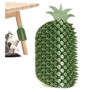 Cat Corner Brush, Pet Grooming Massager, 6.81x3.94x1.77 inches, Easy to Use Fun Supply, Versatile Pineapple Fruit Shape, Wall Corner Massage Comb for Cats