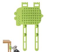 Cat Corner Groomer, Adjustable Pet Brush And Massage Comb, Silicone Face Scratcher And Loose Hair Remover For Itch Relief, Easy Clean Grooming Tool, 19.35x11.55x0.4cm