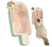 Cat Corner Groomer, Masajeador Catnip, Ball Scratcher Comb, Grooming Tool For CatsCat Hair Scratcher With Catnip Ball, Scratcher Comb, Grooming Tool For Long And Short Hair Pets